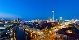 Obraz Panorama Berlina w nocy